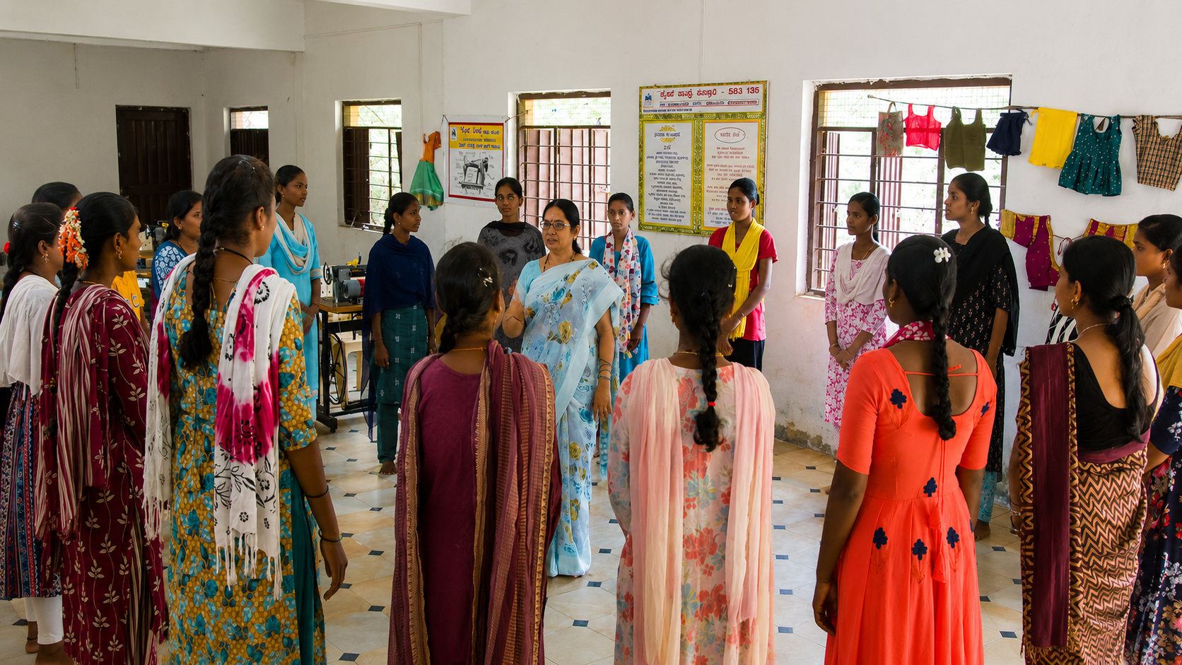 Community sewing workshop